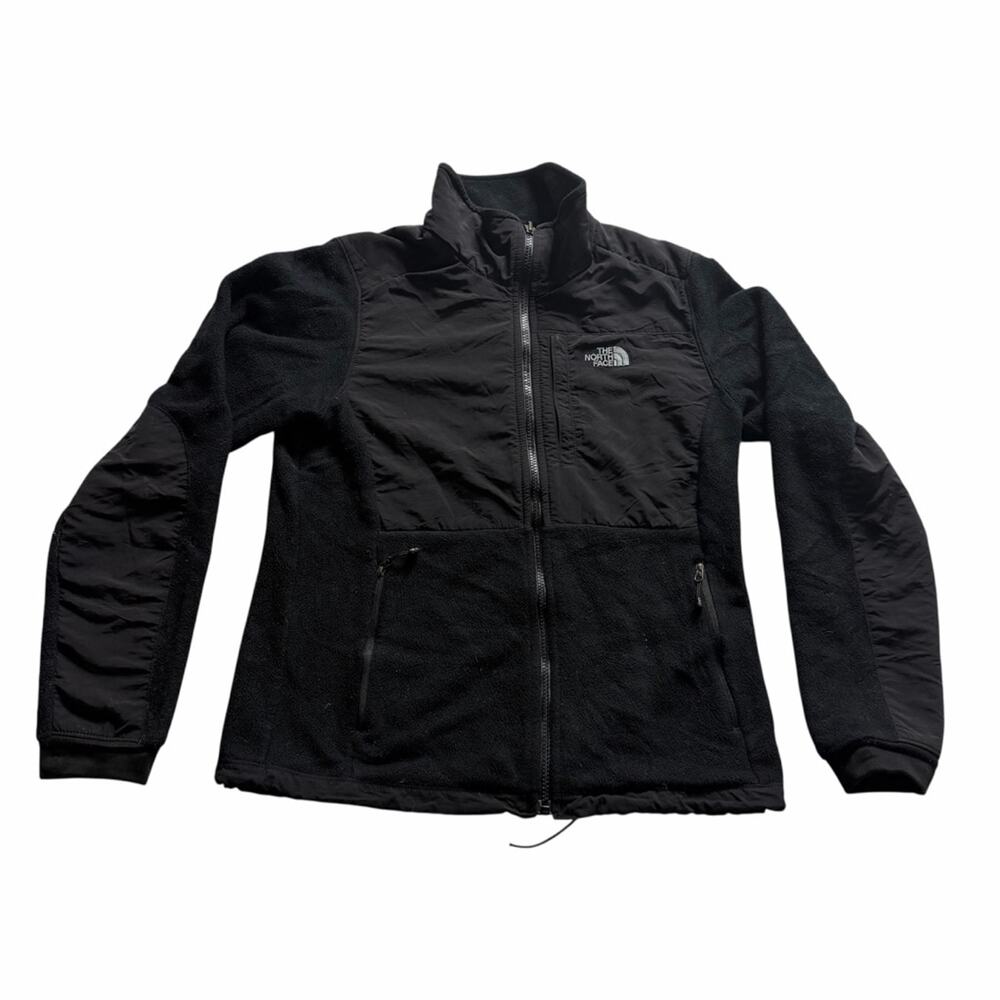 The North Face Womens Denali Polartec Fleece Jacket Black Zip A2RDH